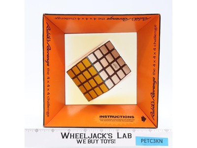 Rubik's Revenge 4x4x4 Puzzle 1982 Ideal Vintage NEW SEALED
