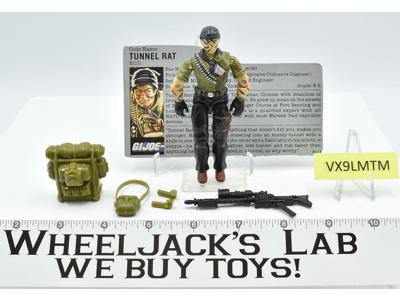 Tunnel Rat 100% Complete GI Joe V1 ARAH Vintage Hasbro 1987 Action Figure