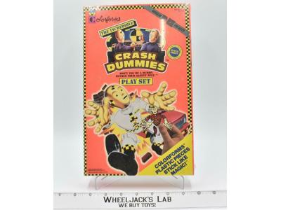 Colorforms Playset The Incredible Crash Dummies 1992 Tyco Board Game