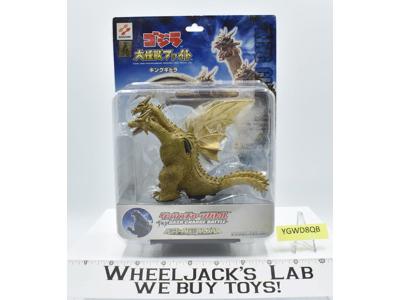 Gold King Ghidorah #2 Dash Charge Battle 2002 Konami Action Figure NEW MIB
