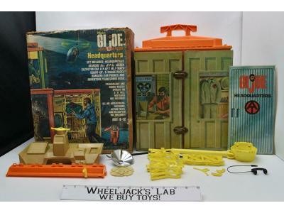 GI Joe Adventure Team Headquarters W Box Action Figure Playset 12" 1972 Hasbro