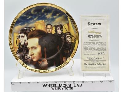 Descent The Next Generation Plate Star Trek 1994 The Hamilton Collection
