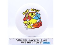 Pac-Man White Promo Frisbee W/ Inky & Blinky Ghosts 1980s Midway Vintage
