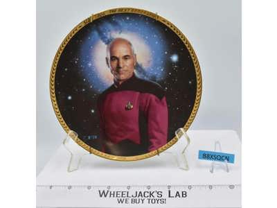 Capt Jean-Luc Picard The Next Gen Plate Star Trek 1993 Hamilton Collection