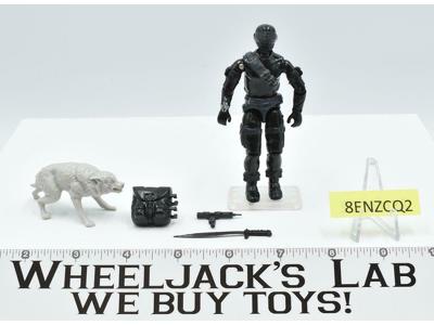 Snake Eyes &amp; Timber V2 100% Complete 1985 GI Joe Vintage Hasbro Action Figure