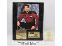 Commander William Riker Star Trek Next Generation AUTOGRAPHED Plaque #1294/2500
