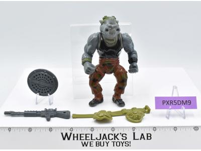 Rocksteady HARD HEAD Teenage Mutant Ninja Turtles TMNT 1988 Playmates Figure