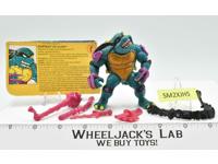 Slash 100% Complete Teenage Mutant Ninja Turtle TMNT 1990 Playmates Figure