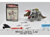 Slag 100% Complete 1985 Vintage G1 Transformers Triceratops Action Figure