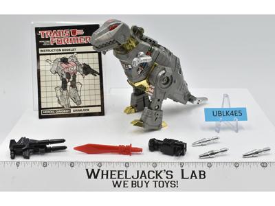 Grimlock 100% Complete Vintage 1985 G1 Transformers Hasbro Action Figure