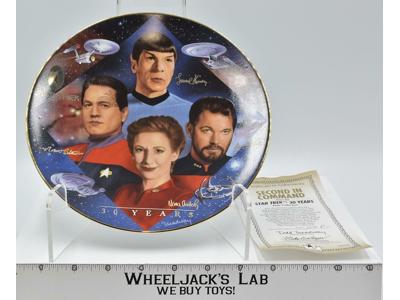 Second In Command 30 Years Plate Star Trek 1996 The Hamilton Collection