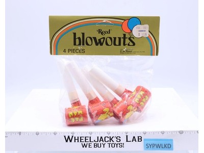 Pac-Man Party Blowouts 1982 C.A. Reed Vintage SEALED NEW