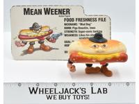 Mean Weener W/Card Food Fighters 1988 Mattel Vintage Action Figure