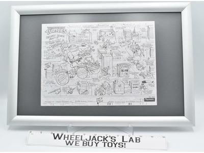 Teenage Mutant Ninja Turtles Secret Sewer Map #7 Playmates 1990 5552