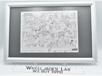 Teenage Mutant Ninja Turtles Secret Sewer Map #7 Playmates 1990 5552