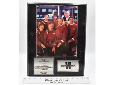 The Crew of the USS Enterprise Star Trek 1991 Limited Edition Plaque #1361/2500