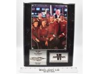 The Crew of the USS Enterprise Star Trek 1991 Limited Edition Plaque #1361/2500
