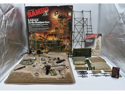 S.A.V.A.G.E. Strike Headquarters 100% Complete W/Instructions Rambo 1985 Coleco