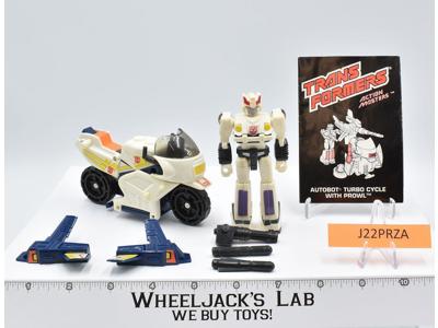 Action Master Prowl W/Turbo Cycle 100% Complete 1990 G1 Transformers