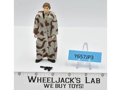 Han Solo Trench Coat 100% Complete Star Wars ROTJ 1983 Vintage Kenner NO REPRO