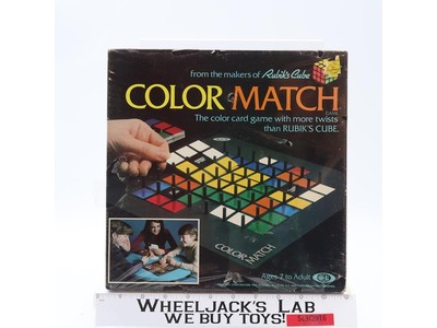 Rubik's Cube Color Match Card Game 1982 Ideal Vintage NEW SEALED