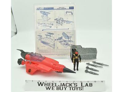 Stellar Stiletto 100% Complete 1988 GI Joe Cobra ARAH Hasbro Vehicle