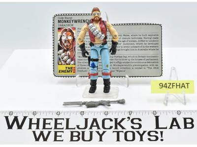 Monkeywrench 100% Complete GI Joe V1 ARAH Vintage Hasbro 1986 Action Figure
