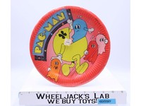 Pac-Man Paper Party Plates 9 Inches 1982 C.A. Reed Vintage SEALED NEW