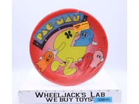 Pac-Man Paper Party Plates 9 Inches 1982 C.A. Reed Vintage SEALED NEW
