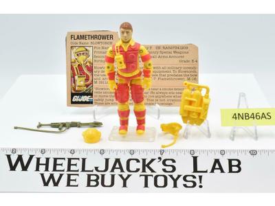 Blowtorch V1 100% Complete 1984 GI Joe Hasbro Vintage Action Figure