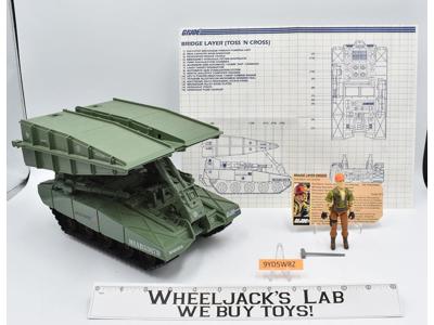 Bridge Layer W/ Tollbooth Complete 1984 GI Joe Hasbro Action Figure Vintage