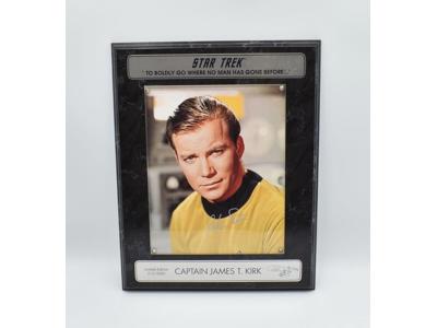 Captain James T. Kirk LE 212/5000 Star Trek 1994 AUTOGRAPHED Plaque