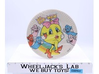 Ms. Pac-Man Paper Party Plates 7 Inches 1982 C.A. Reed Vintage SEALED NEW