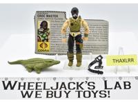 Croc Master V1 GI Joe ARAH Vintage Hasbro 1987 Action Figure
