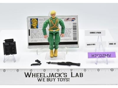 Rock 'n' Roll v7 100% Complete GI Joe Comic Book 2005 Hasbro Action Figure