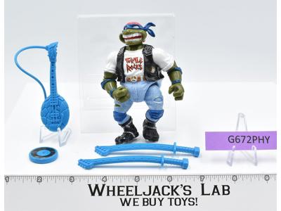 Classic Rocker Leo Teenage Mutant Ninja Turtle TMNT 1991 Playmates Action Figure