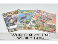 Lot of 3 Marvel Headmasters The Transformers Comics Vintage 1980's