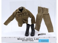 Army Fatigue Shirt Pants Boots Pistol GI Joe 12" 1964 Hasbro Vintage Accessory