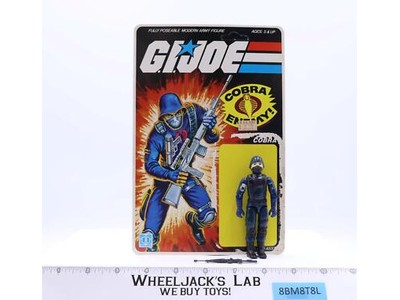 Cobra Enemy 100% Complete W/Card GI Joe 1982 Hasbro Vintage Action Figure