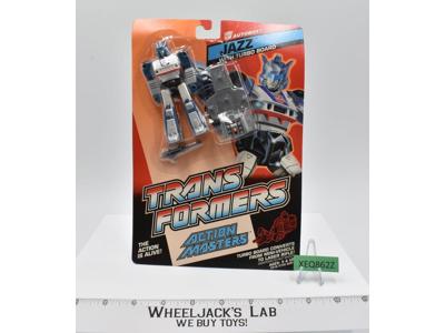 Jazz Action Masters MOSC NEW Sealed 1990 Vintage Hasbro G1 Transformers Figure