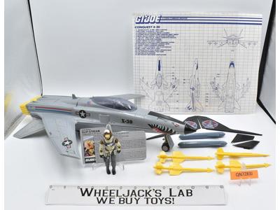 Conquest X-30 W/ Slip-Stream Complete G.I. Joe 1986 Hasbro Action Figure Vintage