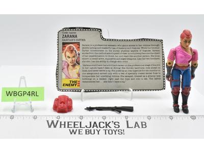 Zarana V1 100% Complete G.I. Joe 1986 Hasbro Vintage Action Figure