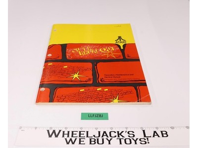 ATARI Super Breakout Arcade Game 1978 Operation Maintenance Service Manual Vtg