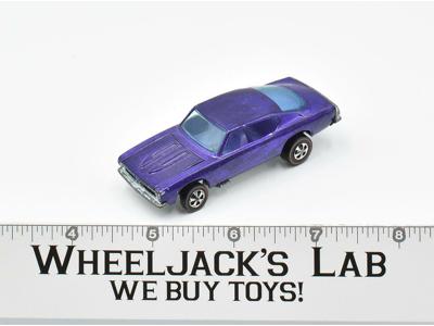 Custom Barracuda Purple 1968 Redline Hot Wheels Mattel Vintage RL