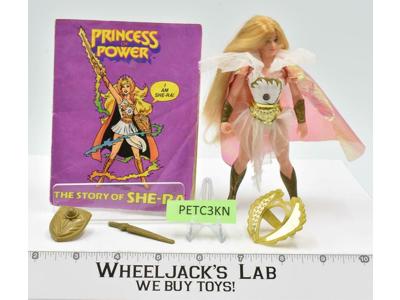 She-Ra Princess of Power MOTU 1984 Mattel Vintage Action Figure W/ Comic
