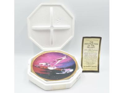 The Destruction Of The Reliant Plate Star Trek Paramount 1996 The Hamilton Plate
