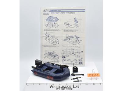 Cobra Night Landing Raft 100% Complete 1985 G.I. Joe Hasbro Vintage Vehicle