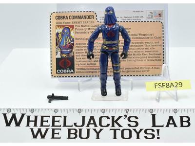 Cobra Commander V2 100% Complete GI Joe 1984 Hasbro Vintage Action Figure