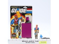 Zandar V1 100% Complete W/36 Cardback GI Joe 1986 Hasbro Action Figure