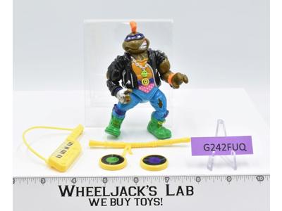 Punker Don 100% Complete Teenage Mutant Ninja Turtles 1991 TMNT Playmates Figure